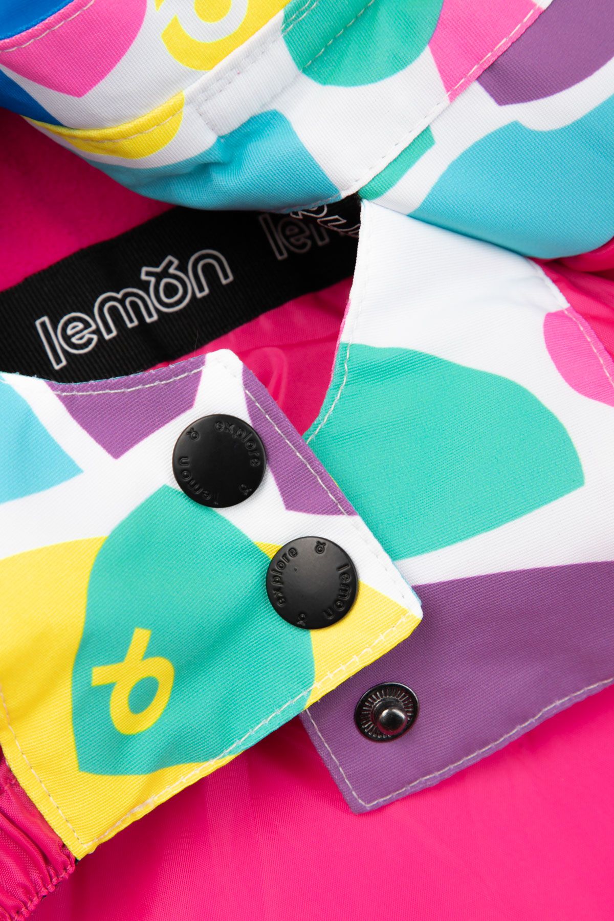 Kurtka narciarska dziewczęca z polarową podszewką i powłoką DWR