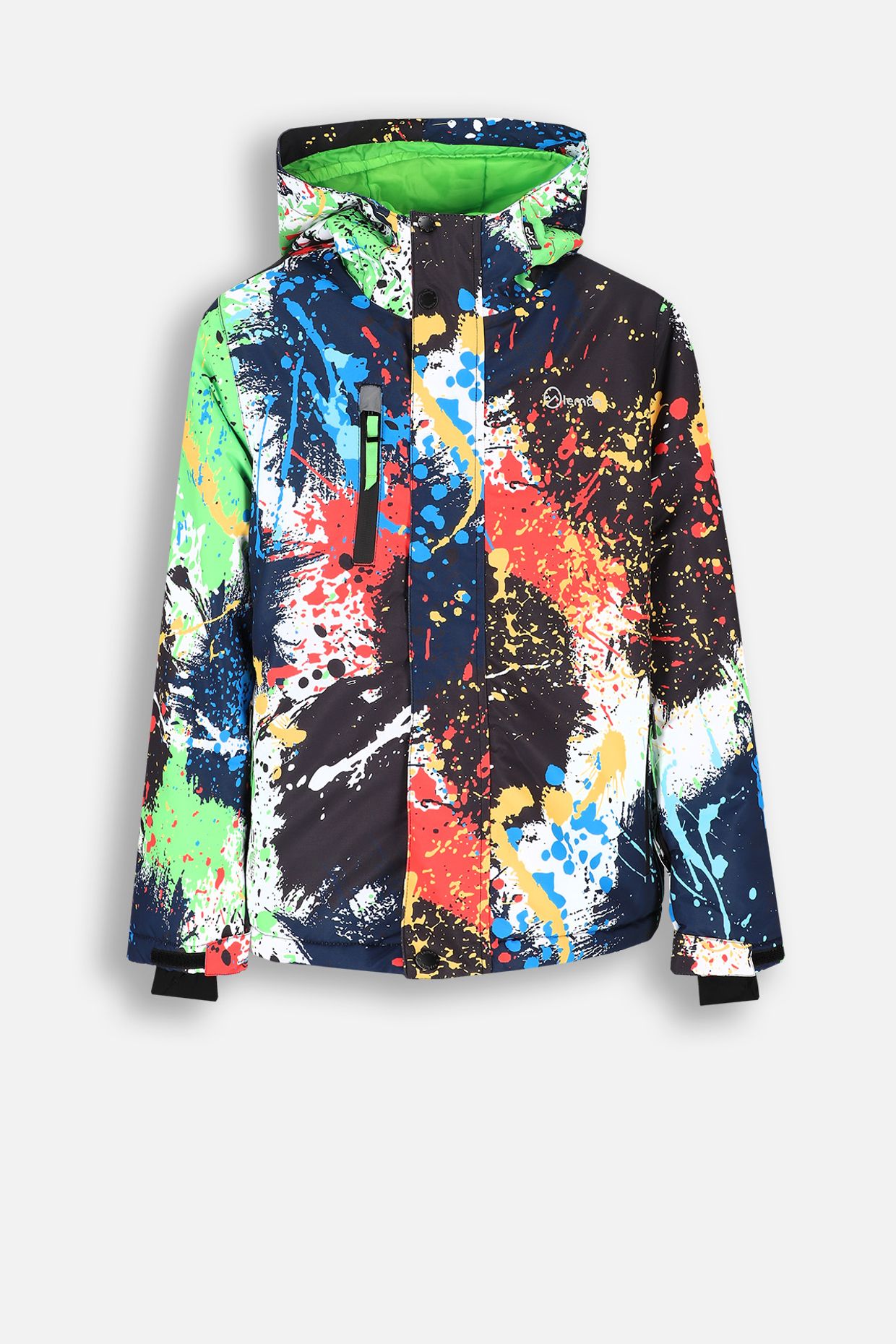 Boys' ski jacket with fleece lining and DWR coating Coccodrillo