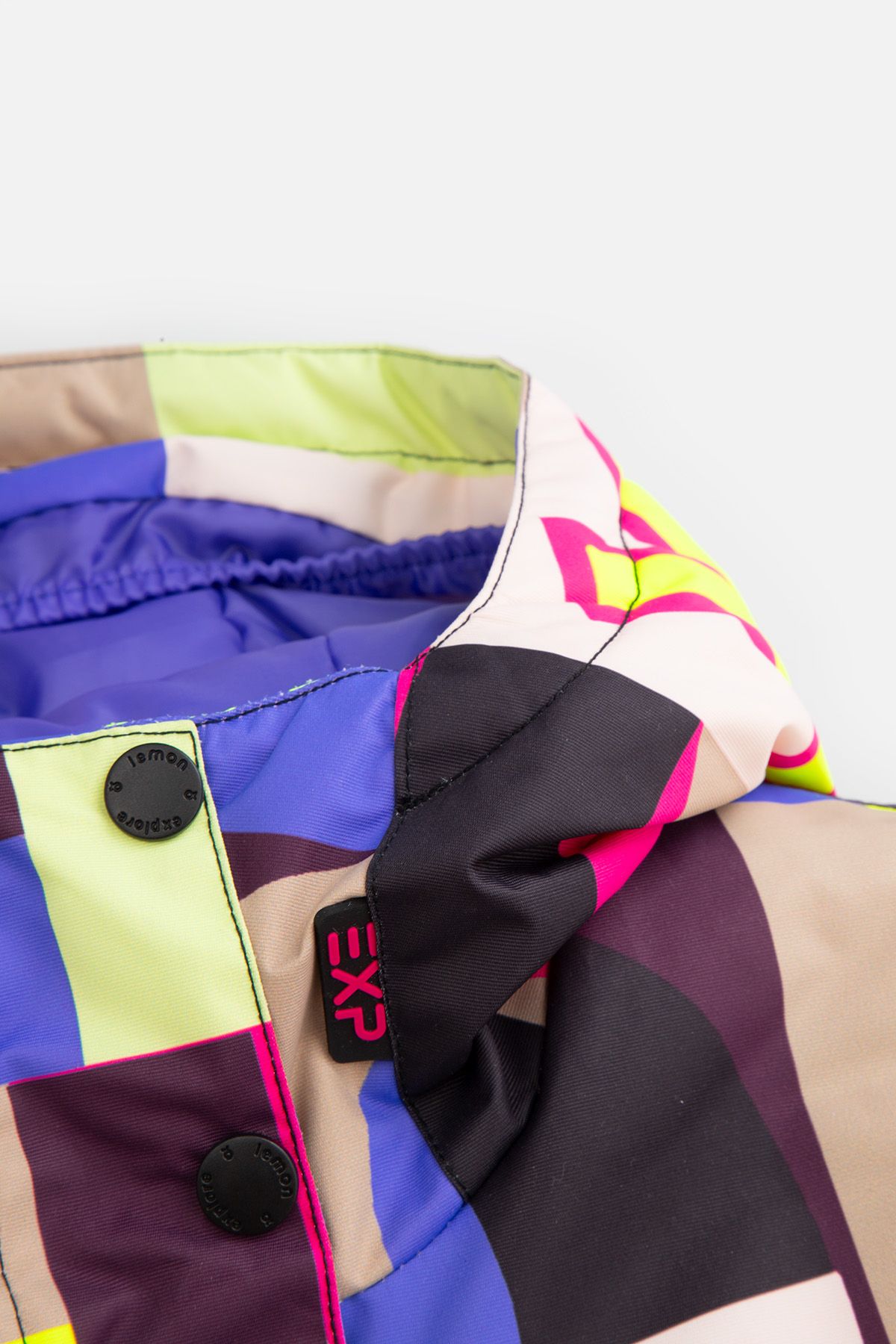 Kurtka narciarska dziewczęca z polarową podszewką i powłoką DWR