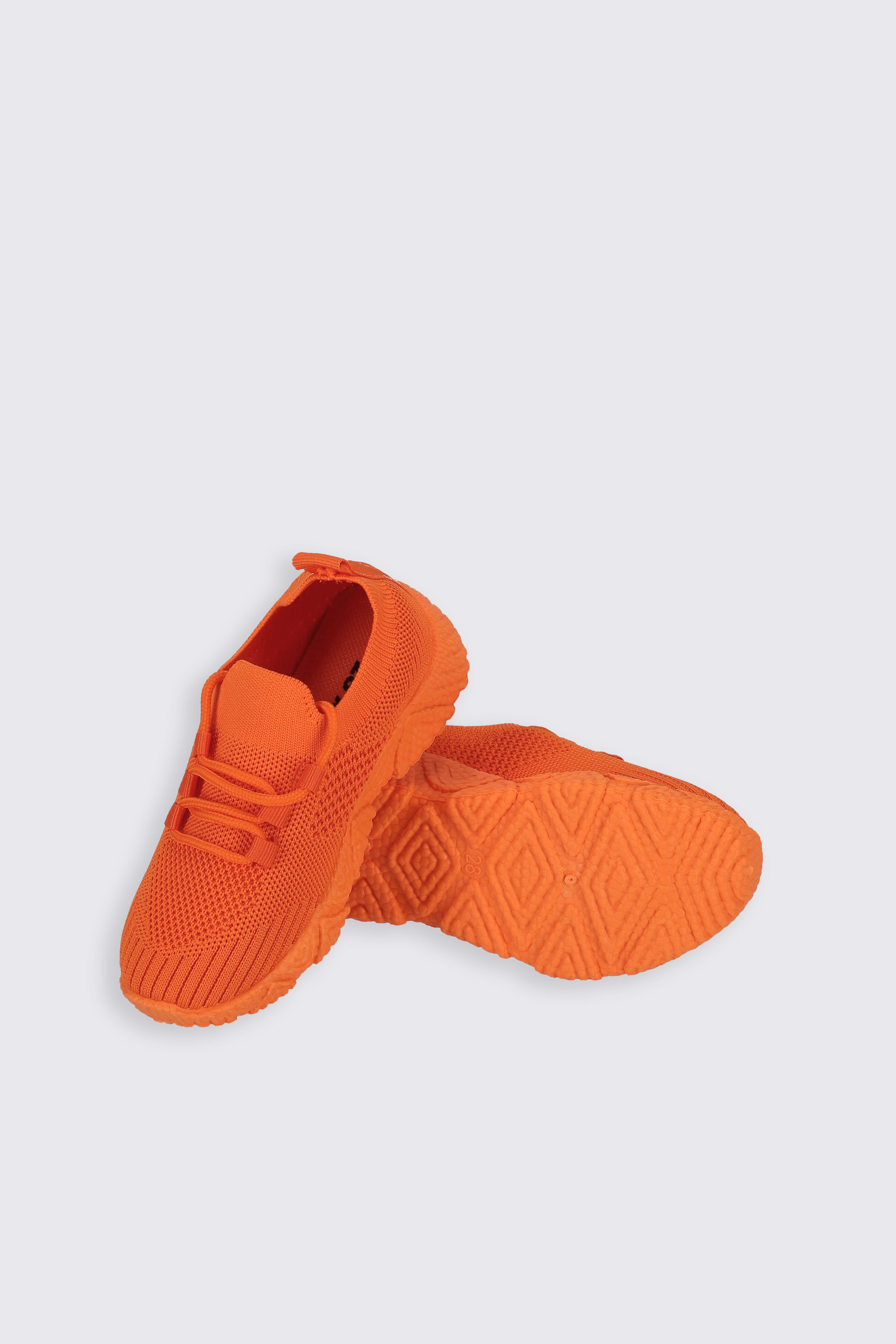 Sneakersy pomarańczowe neonowe buty sportowe - Coccodrillo