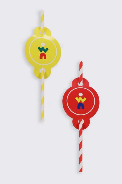 MOKIDA TOYS Papierowe słomki do napojów – 10 szt. rozmiar ONE SIZE kolor brak koloru dla Dziecka