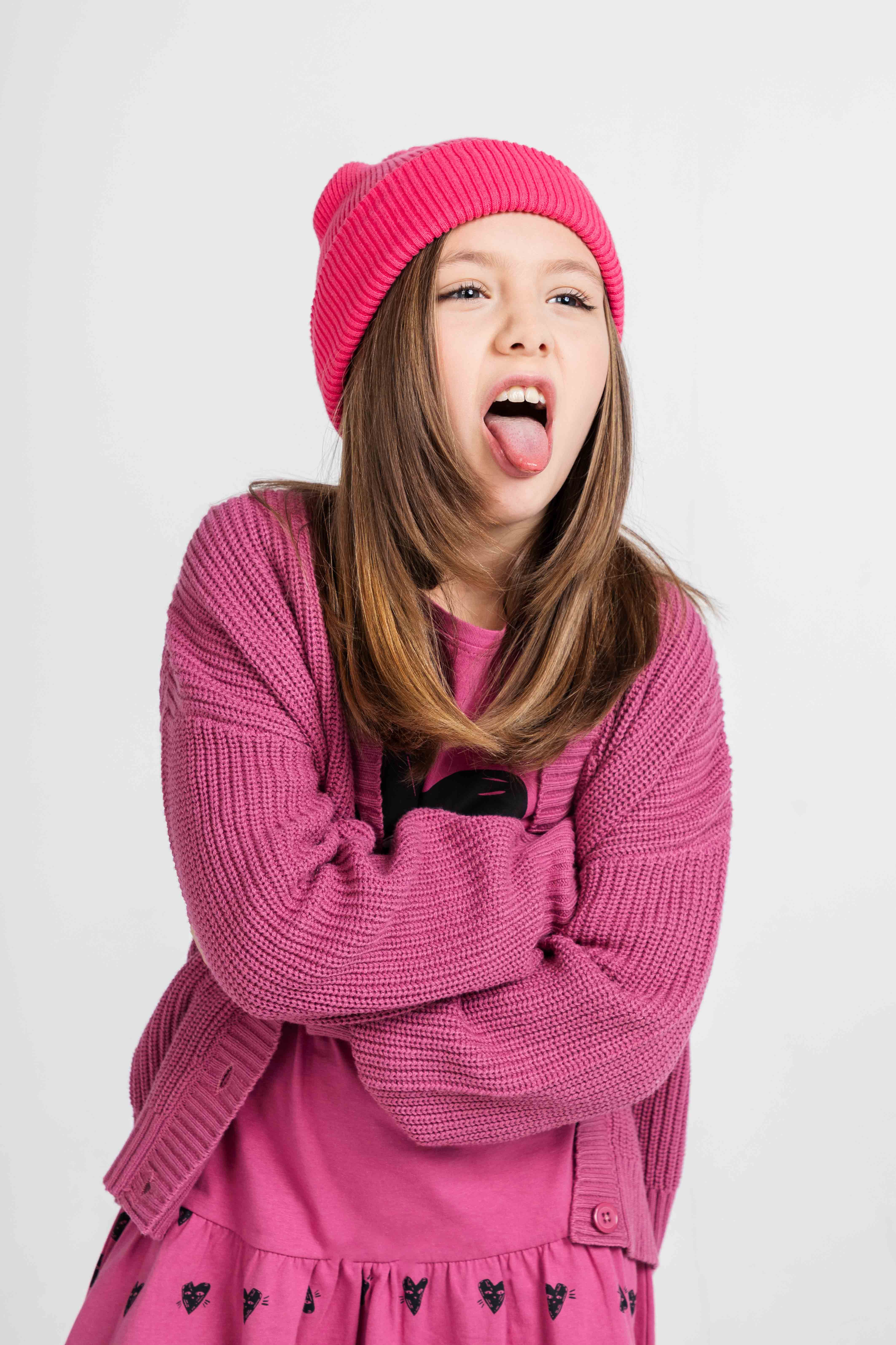 トップス PELLICULE side gather loose knit pink REMIX JUMPER | Pink | PIECES® UK