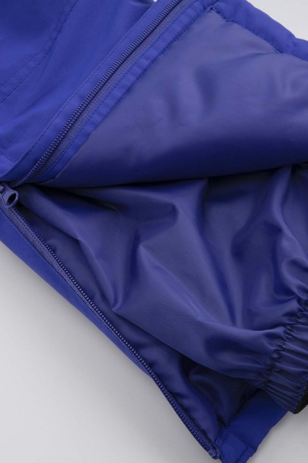 Spodnie narciarskie kobaltowe z kieszeniami na szelkach 2225734