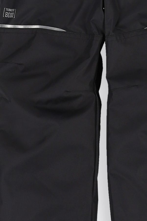 Spodnie narciarskie chłopięce na szelkach z powłoką TEFLONOWĄ 2124878