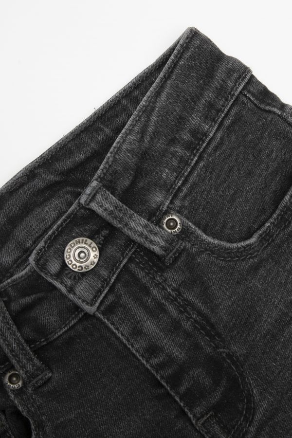 Spodnie jeansowe szare z przetarciami SLIM FIT