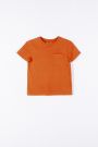 T-shirt z krótkim rękawem w kolorze pomarańczowym  2197040