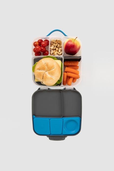 Mini lunchbox z przegródkami błękitny 1 l 3+ 2