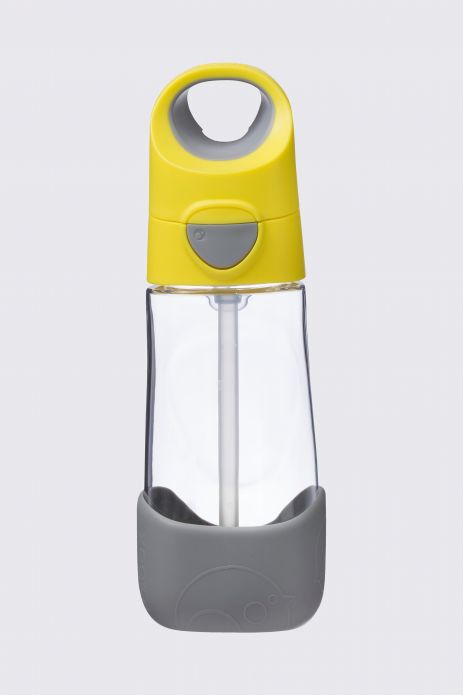 Butelka tritanowa ze słomką żółta 450 ml 9 m+ 2