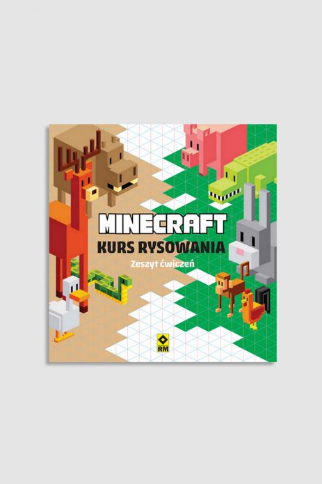 "Minecraft. Kurs rysowania: Zeszyt ćwiczeń" książka z zadaniami od 9 do 12 lat