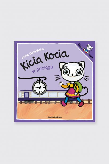 "Kicia Kocia w pociągu" wyd. 2022 - książka dla dzieci od 3 do 5 lat