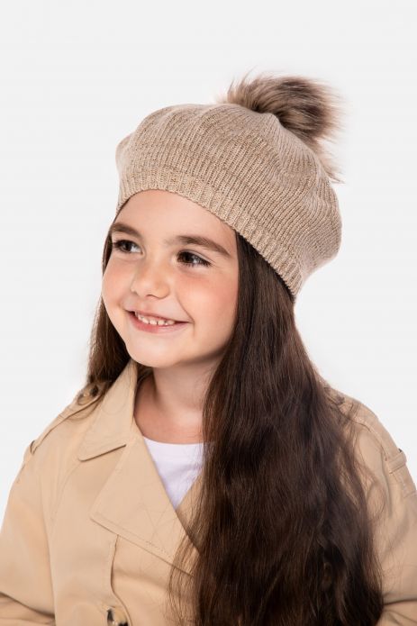 Czapka przejściowa dziewczęca typu beret