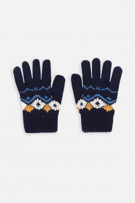 Rękawiczki wielokolorowe pojedyncze swetrowe 2