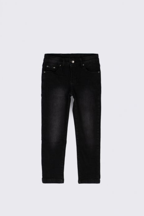 Spodnie jeansowe czarne REGULAR FIT
