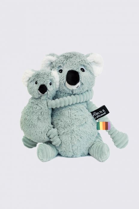 Pluszak – miętowy miś koala z dzieckiem 28 x 18 x 20 cm