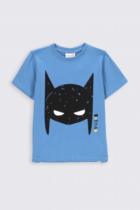T-shirt z krótkim rękawem niebieski,licencja BATMAN 2
