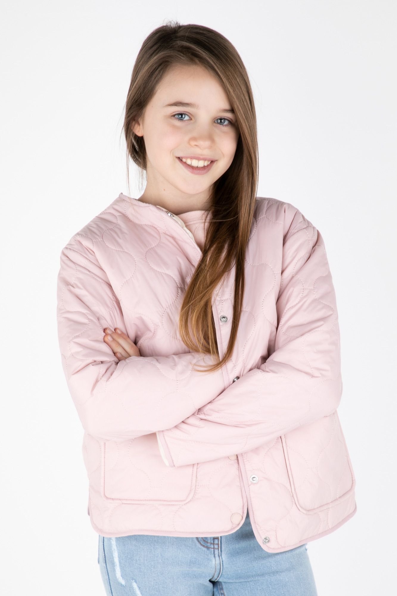 Jacket with lining pink quilted - Coccodrillo